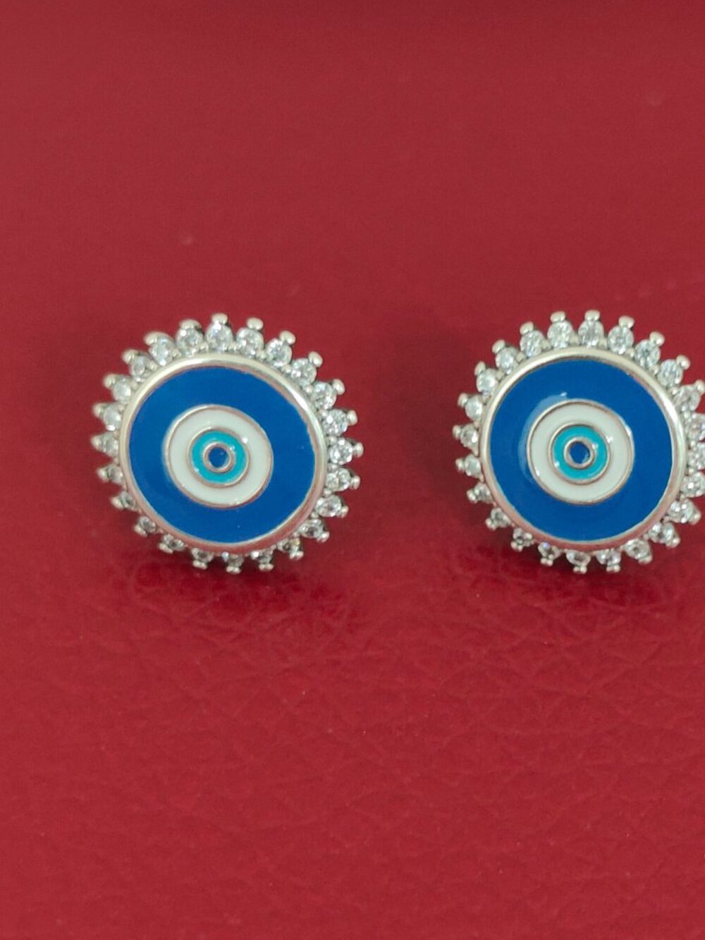 Evil Eye Earring Stud Earrings Women Jewelry S925 Silver with box